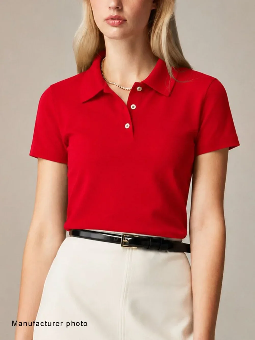 J. Crew Perfect-Fit Shrunken Polo Shirt